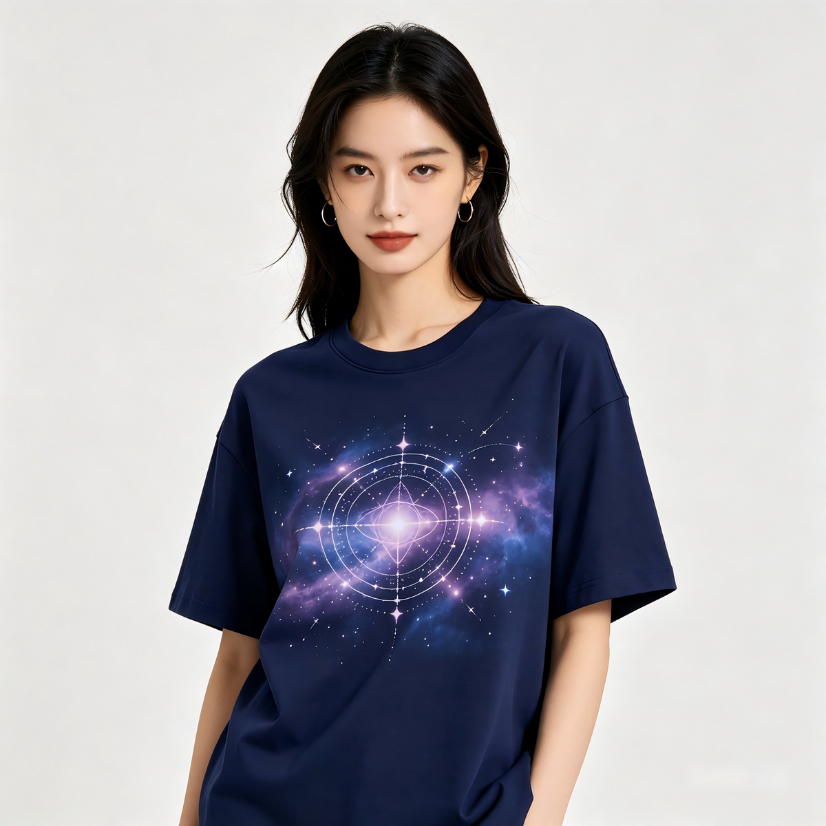 Celestial Cosmos Star Map Casual T-Shirt