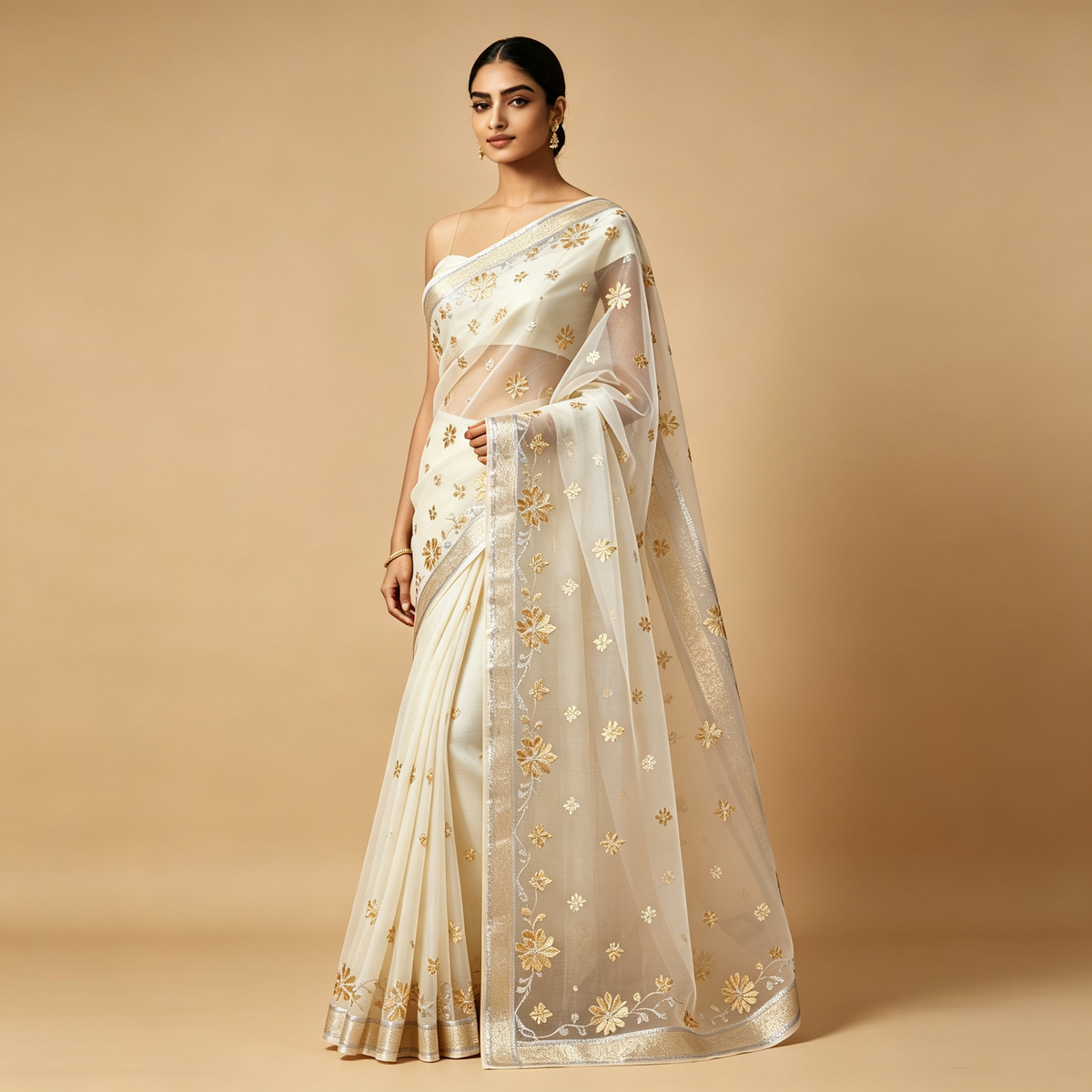Organza Silk Banarasi Saree